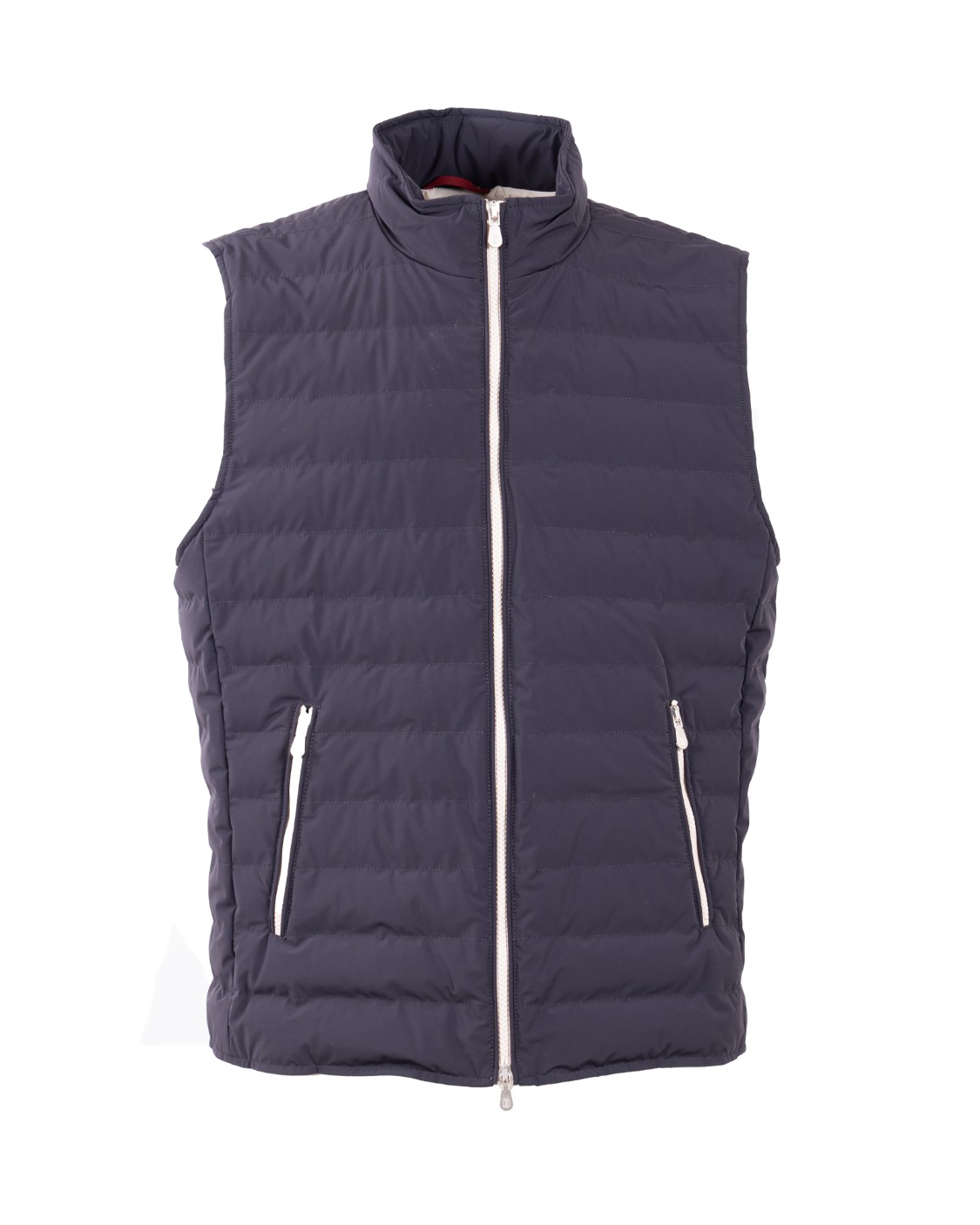 shop BRUNELLO CUCINELLI  Gilet: Brunello Cucinelli piumino leggero senza maniche in taffetà membranato.
Chiusura con zip e doppio cursore.
Collo in piedi.
Tasche basse con zip.
Fodera in nylon idrorepellente.
Tasca interna con chiusura zip.
Imbottitura in piumino d'oca di alta qualità.
Composizione: 87% POLIAMMIDE, 13% ELASTAN.
Made in Italy.. MM4911797-CZV03 number 4045157